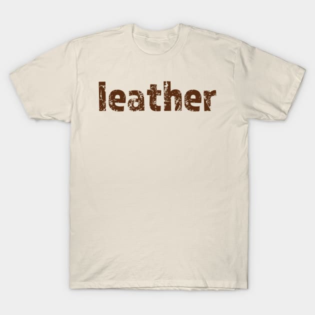 leather T-Shirt by bug bones